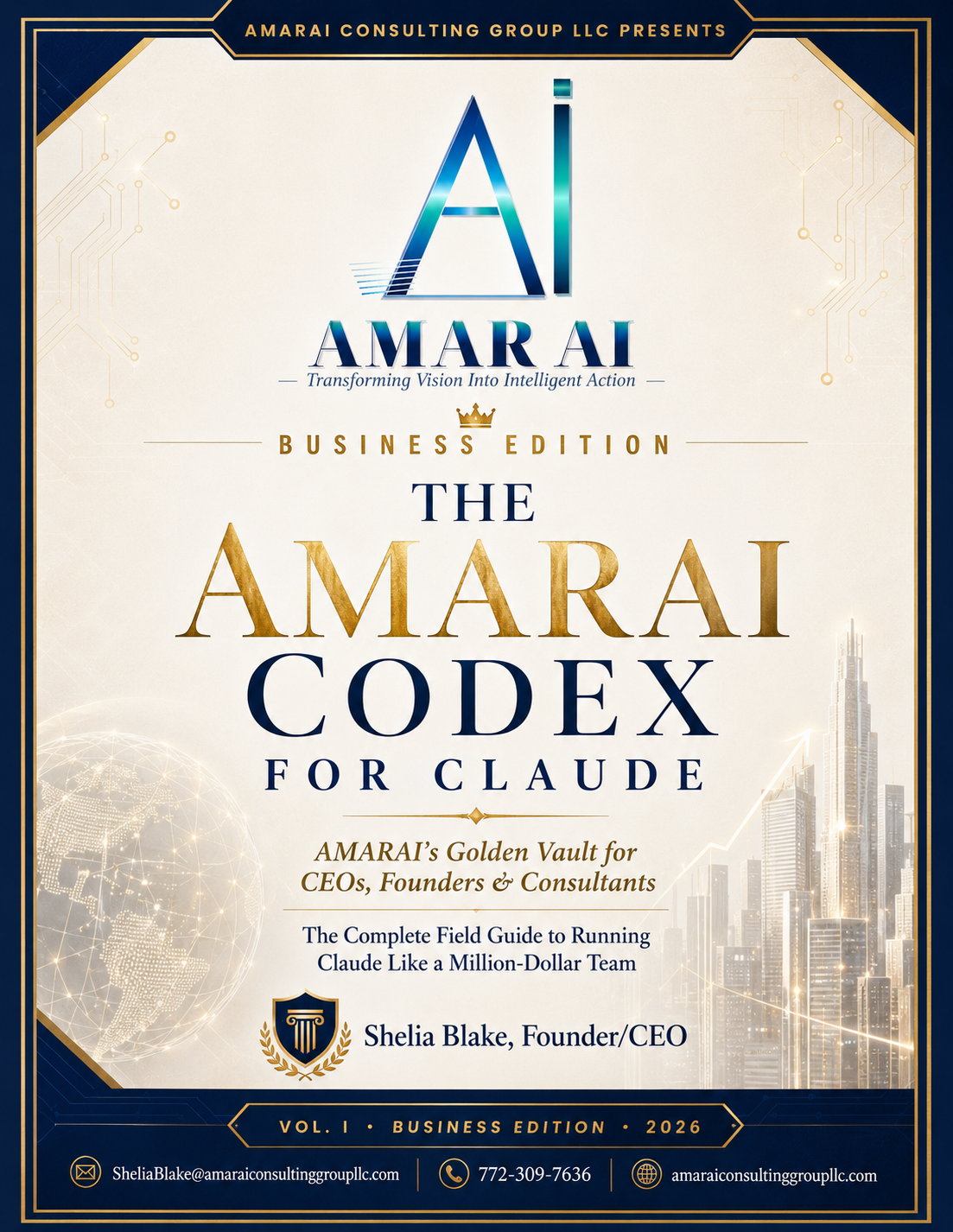 The AmarAI Codex for Claude cover