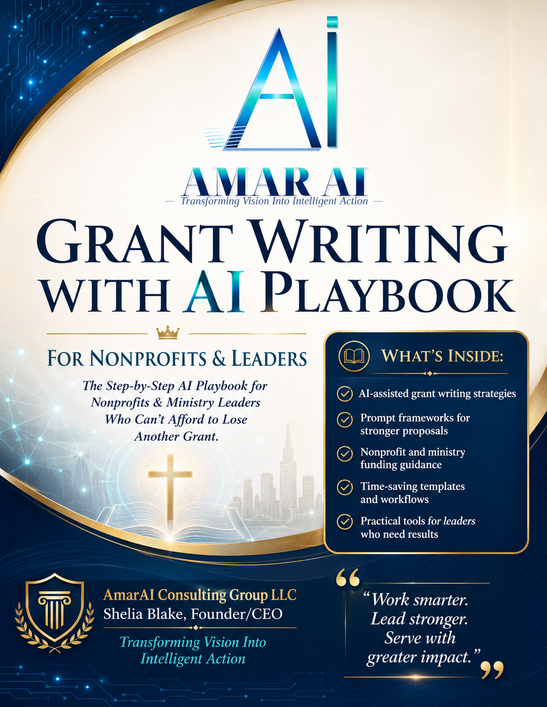 Grant Writing with AI Playbook cover